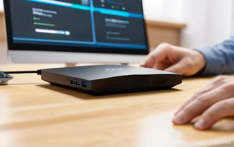 테일즈런너 VPN 사용 가이드 - **Prompt:** A young adult gamer, gender-neutral, is comfortably seated in a modern, well-organized h...