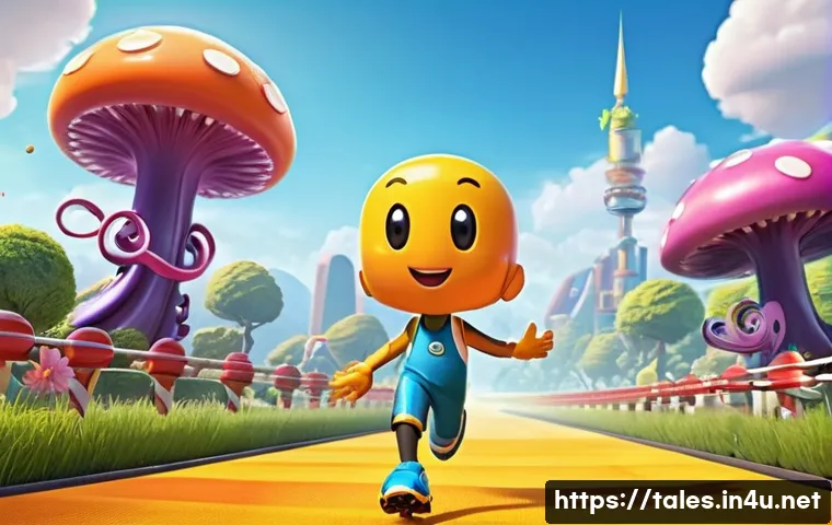 테일즈런너 계급 유지 전략 - **Prompt 1: The Diligent Runner's Journey**
    A determined male or female Tales Runner character, ...